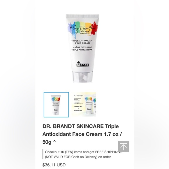 Dr. Brandt Other - Dr. Brandt Triple Antioxidant Face Cream